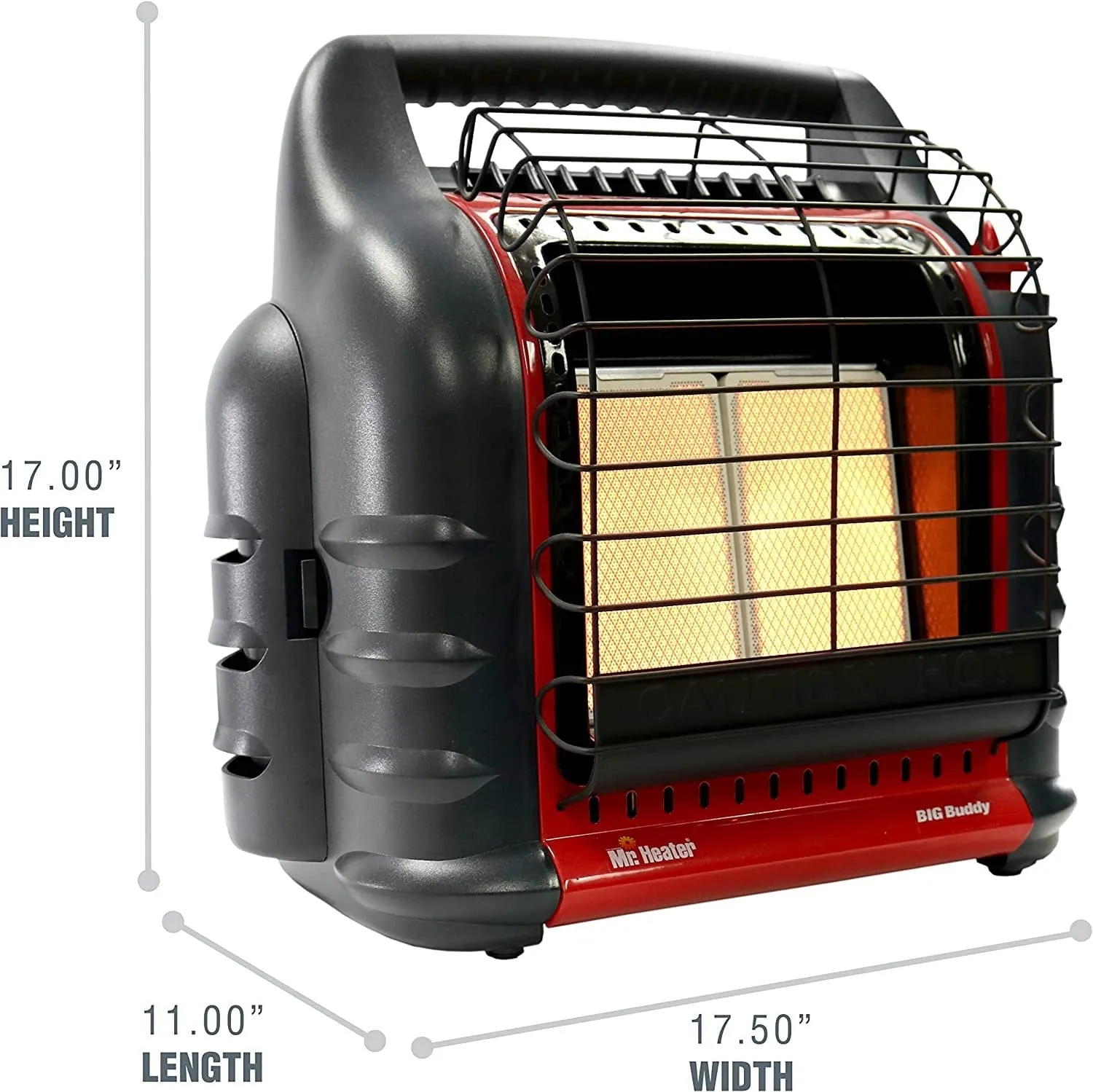 18,000 BTU Big Buddy Portable Propane Heater No Fan