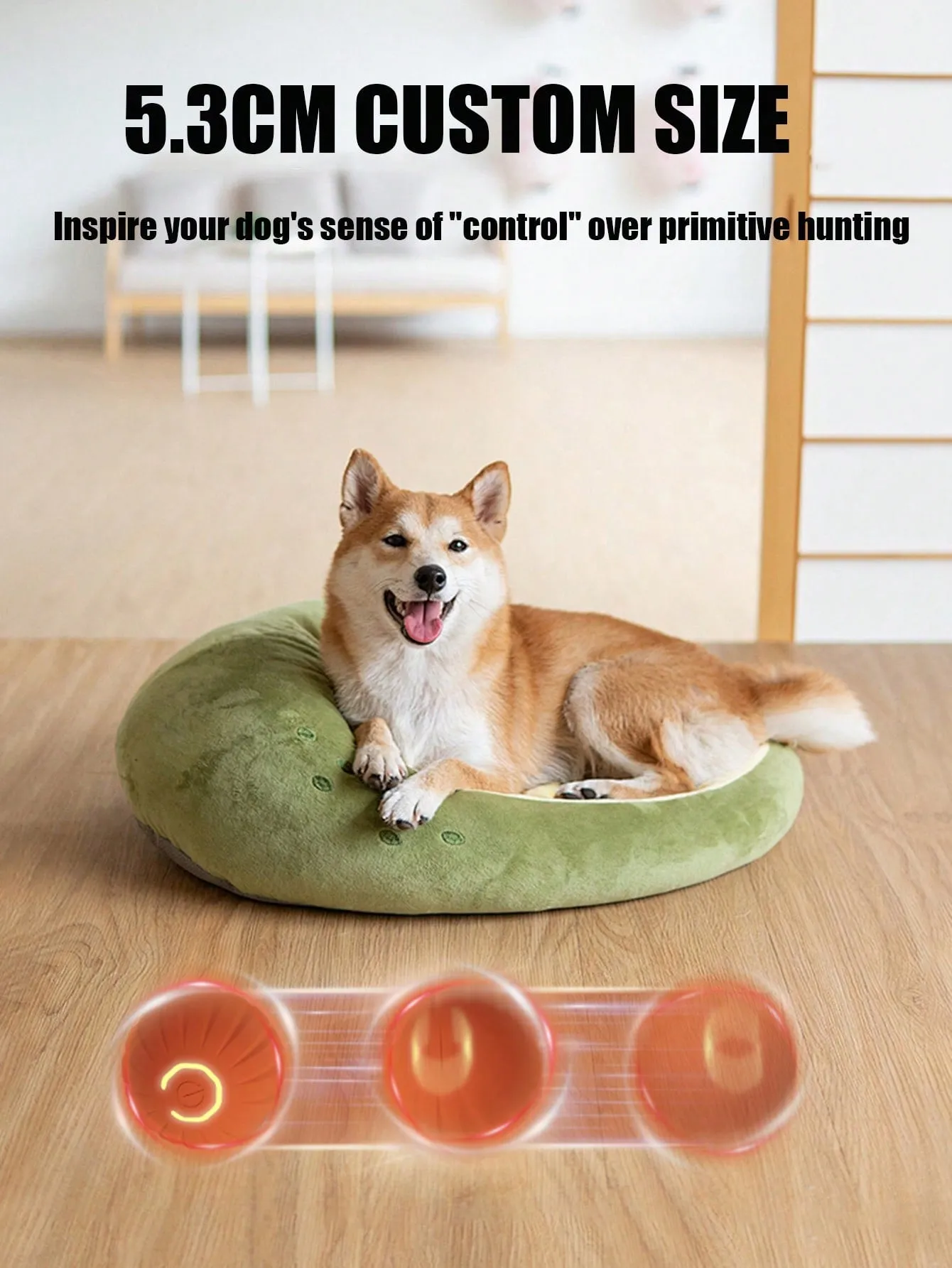 1pc Pet Gravity Jumping Ball, Intelligent Rechargeable Dog Toy Ball, Interactive Rolling Ball Toy For Cats And Dogs.