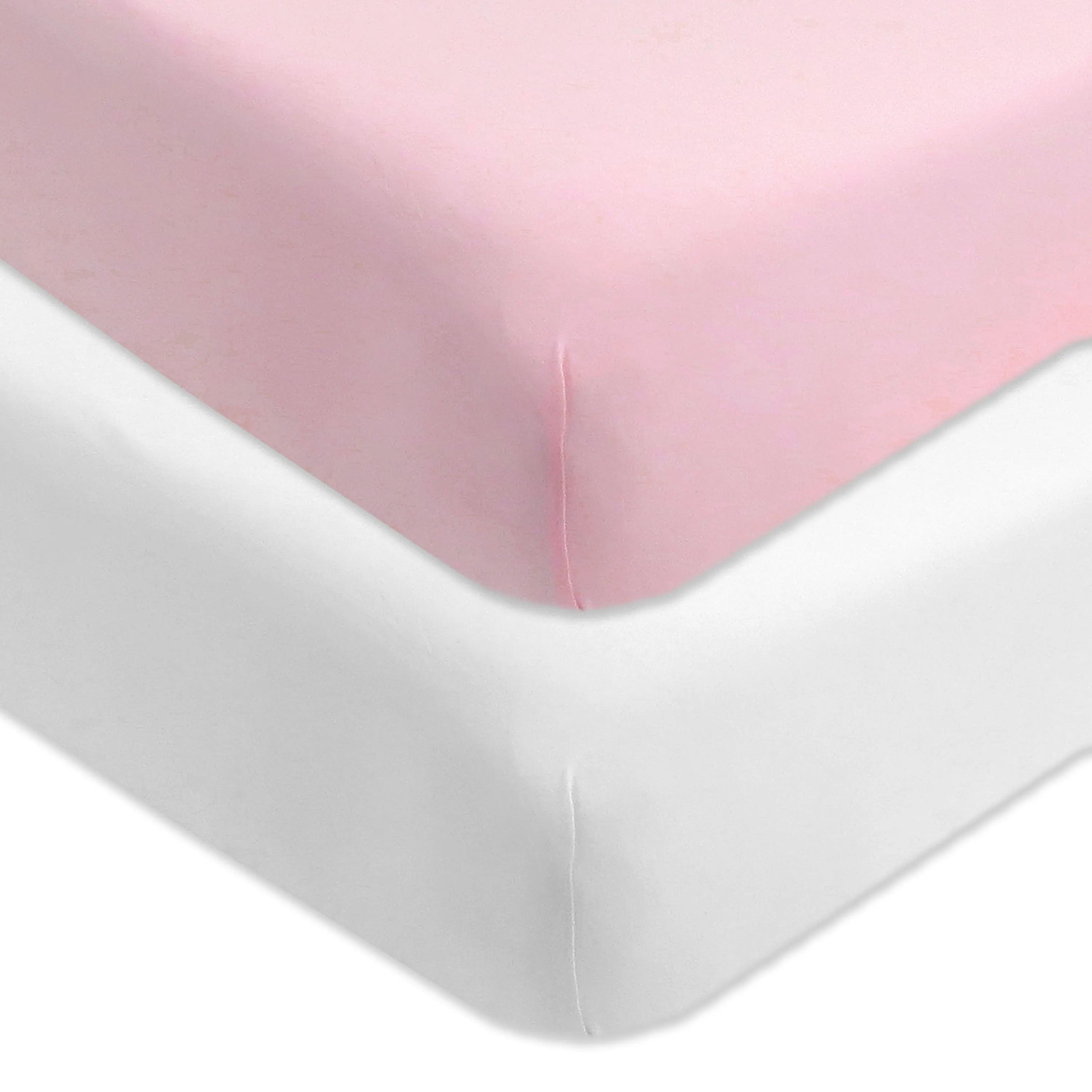 2-Pack Organic Cotton Fitted Crib Sheets