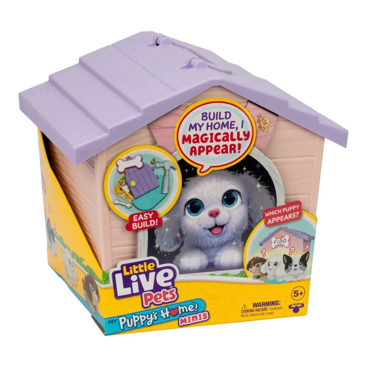 Little Live Pets My Puppys Home Series 2 Mini Playset - Pink Deluxe Edition