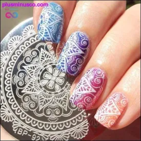 5Pcs Nail Art Stamping Plates Set Spring Mandala Series