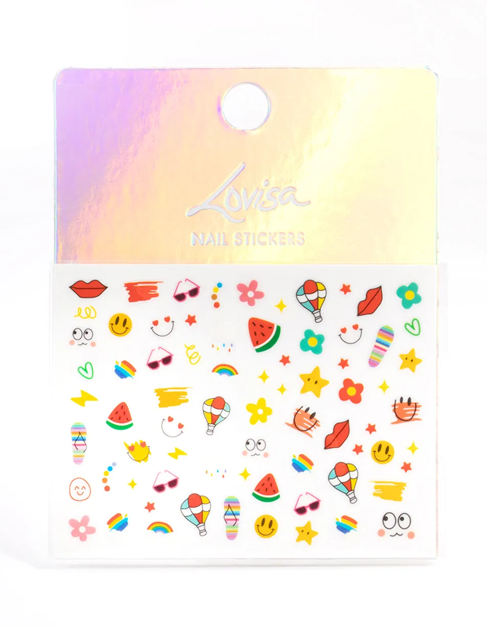 90s Motif Nail Stickers