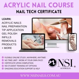 Acrylic Nail Course & Tech Certificate Online