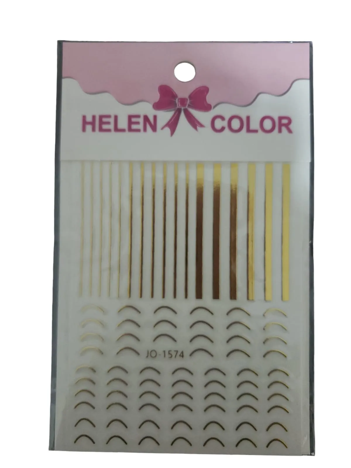 ADESIVO DOURADO LASER HELEN COLOR