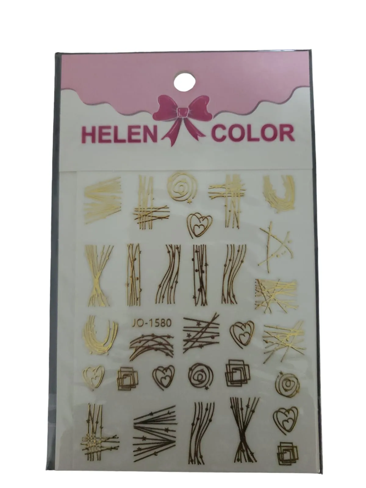 ADESIVO DOURADO LASER HELEN COLOR