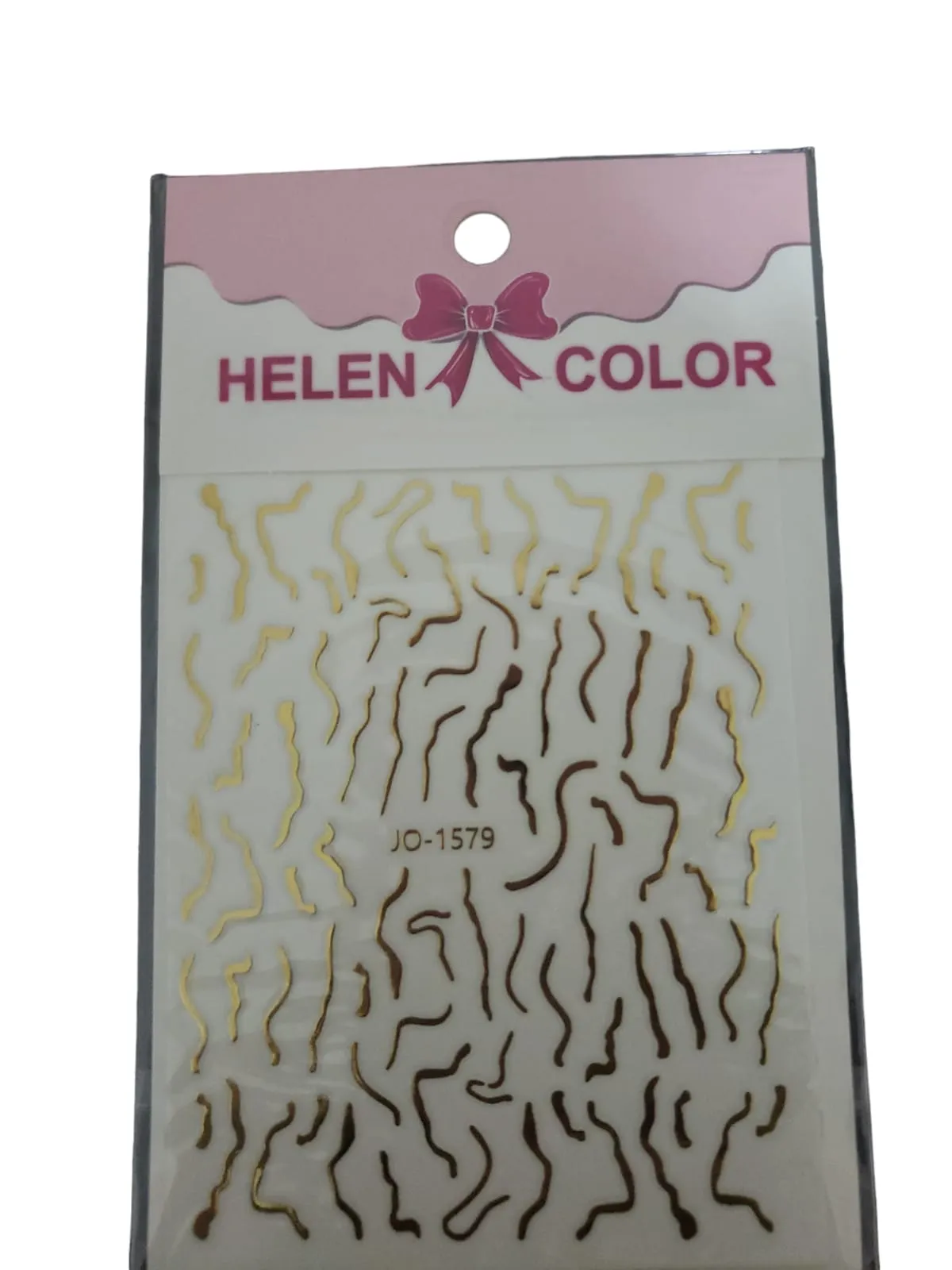 ADESIVO DOURADO LASER HELEN COLOR