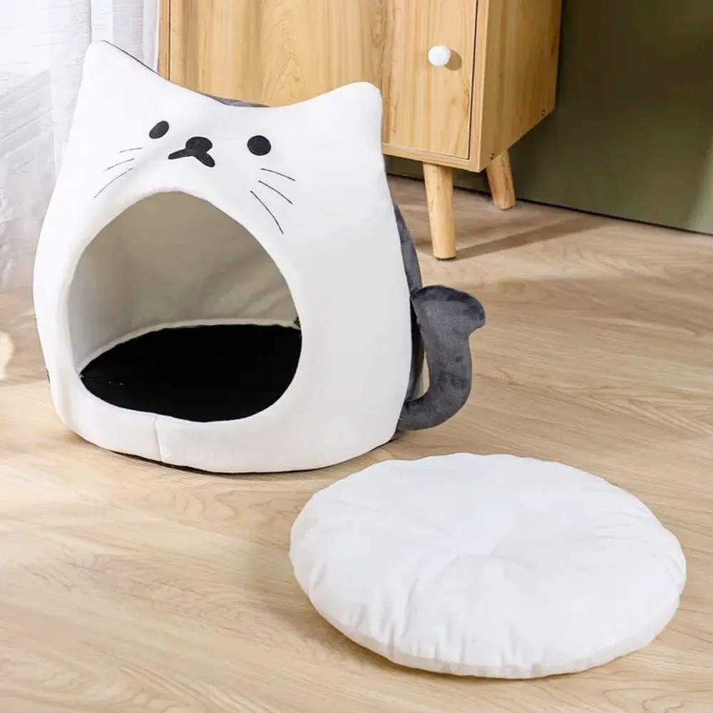 Adorable Cat Shaped Cat House