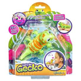 AniMagic Let's Go Gecko Green Interactive Pet