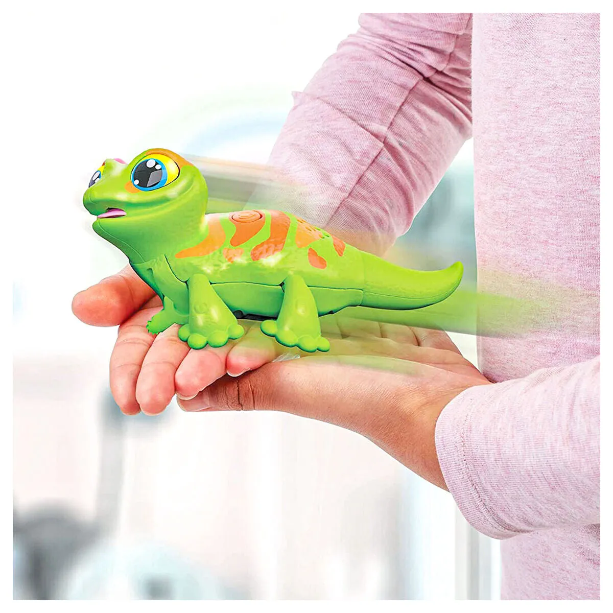 AniMagic Let's Go Gecko Green Interactive Pet