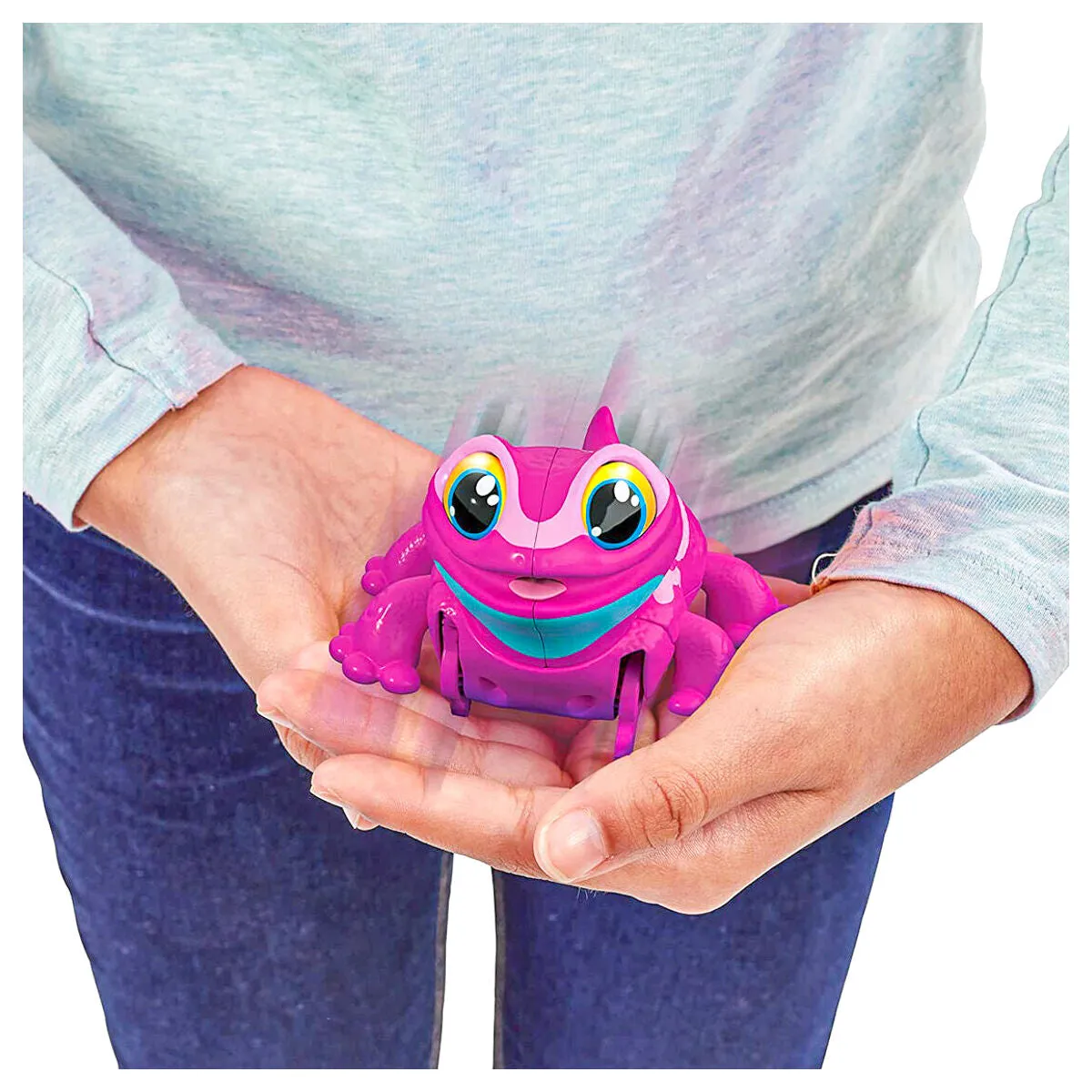 AniMagic Let's Go Gecko Pink Interactive Pet