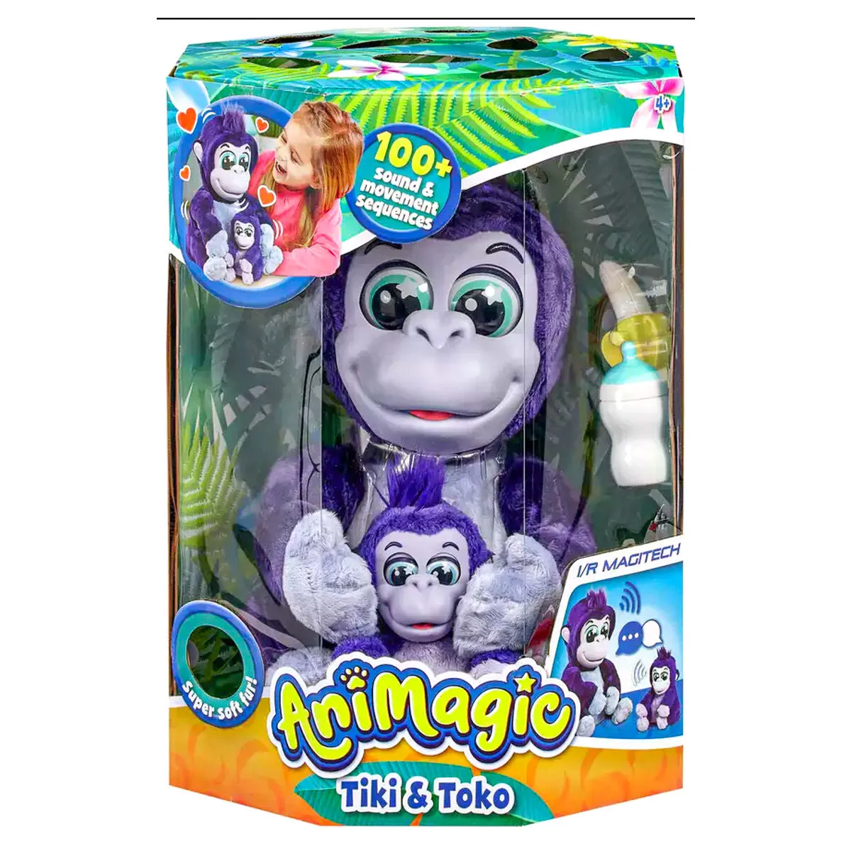 AniMagic Tiki & Toko Interactive Gorilla Pets