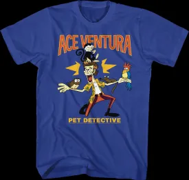 Animated Ace Ventura Pet Detective T-Shirt