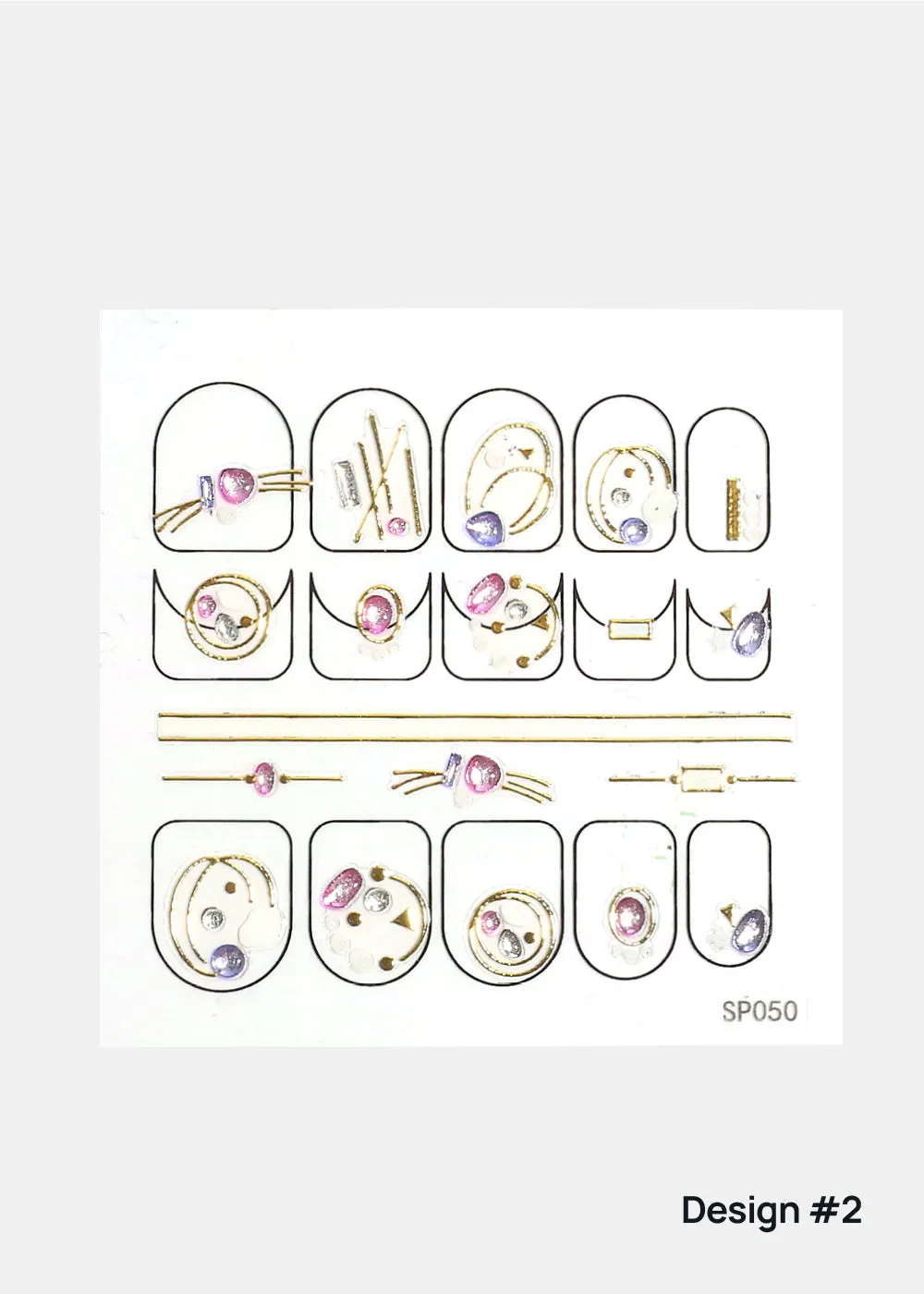 AOA 3D Nail Art Decals