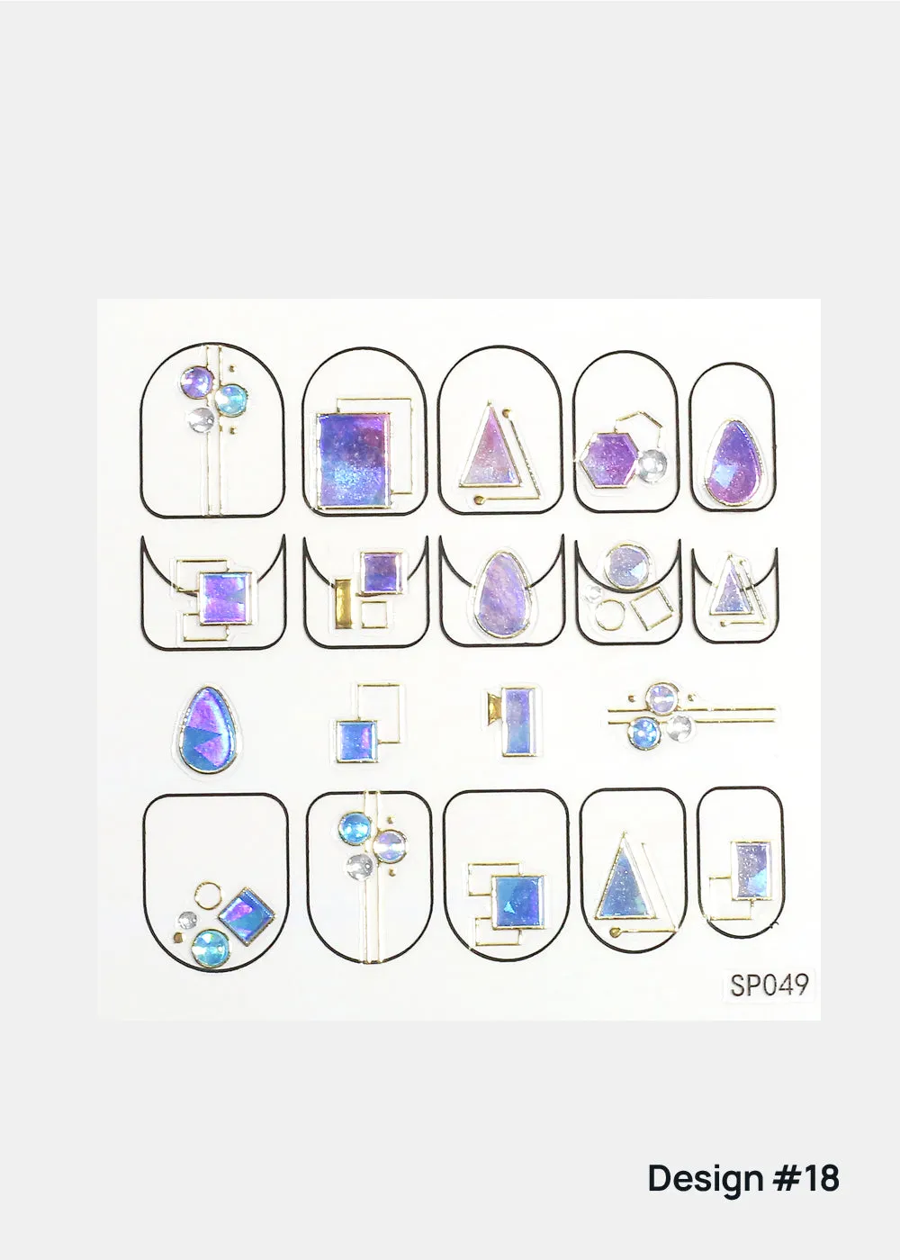 AOA 3D Nail Art Decals