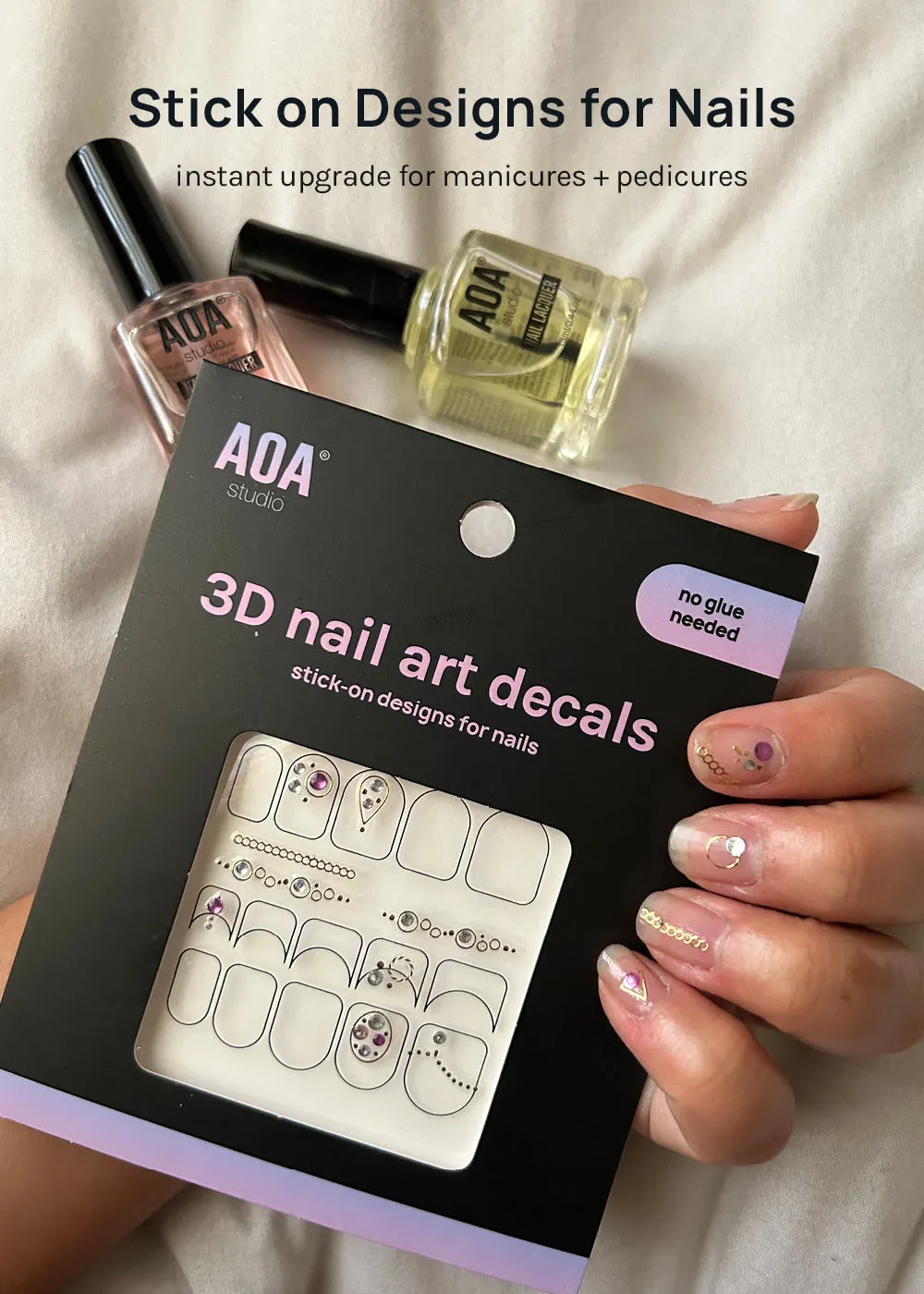 AOA 3D Nail Art Decals