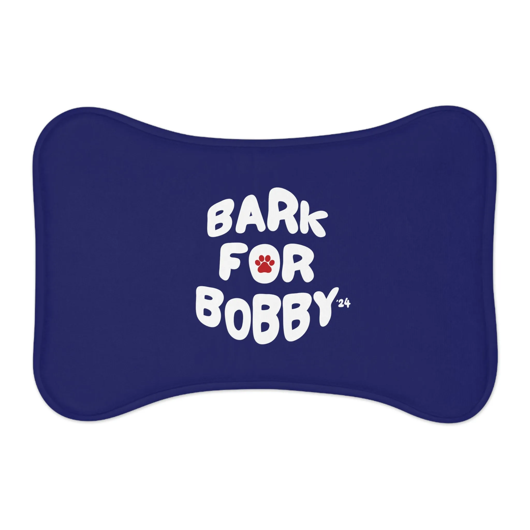 Bark for Bobby Pet Navy Feeding Mat