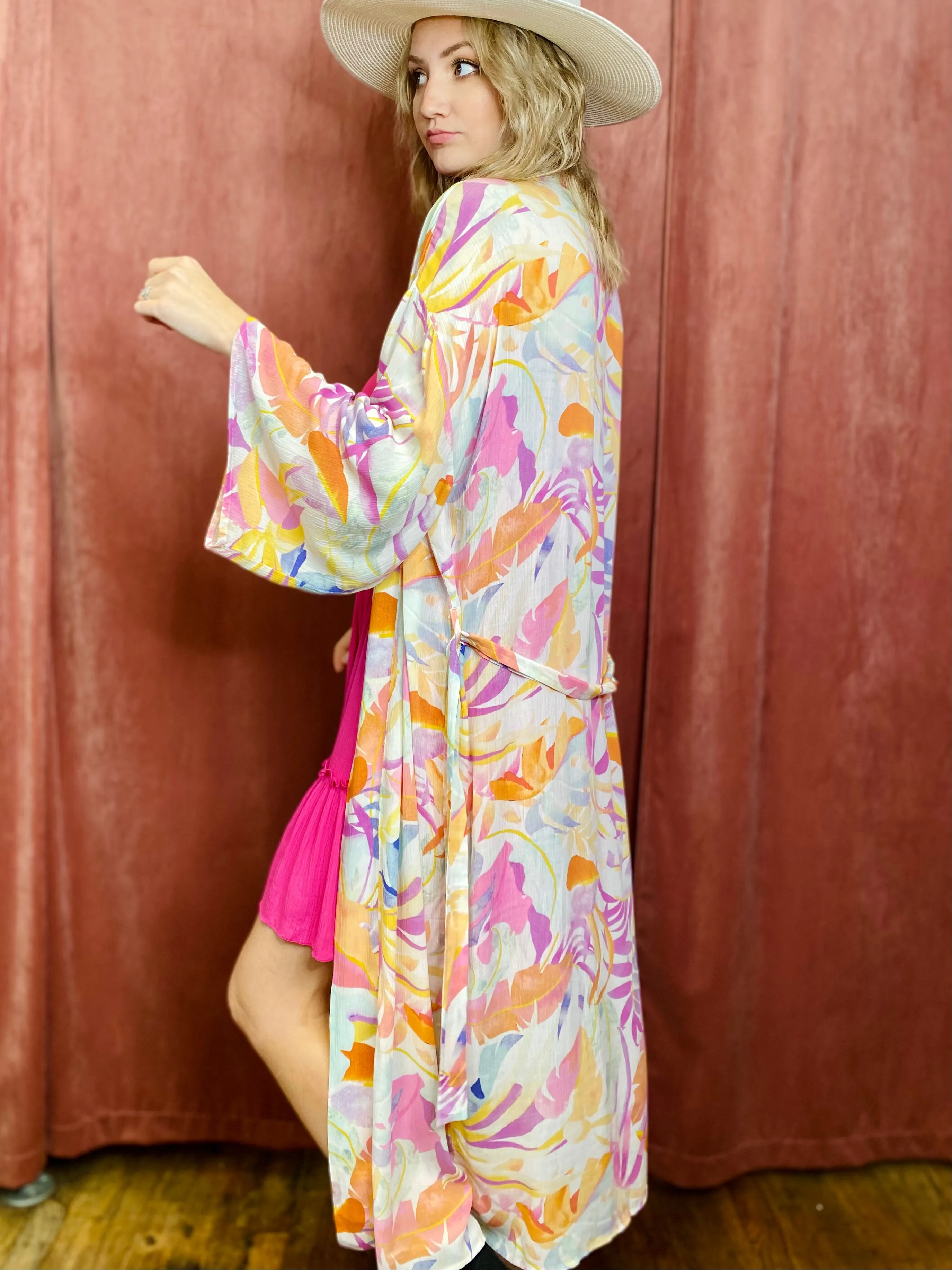 Bed to Beach Palm Kimono Z SUPPLY