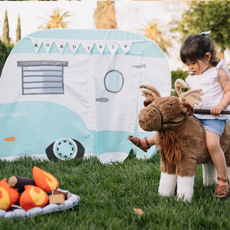 Blue Road Trip Camper