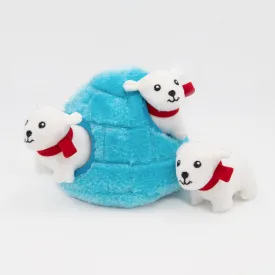 Burrow Polar Bear Igloo, Sniff 'n Search Squeaky Dog Toy