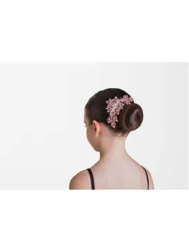 Cherry Sparkle Hair Comb - Pink