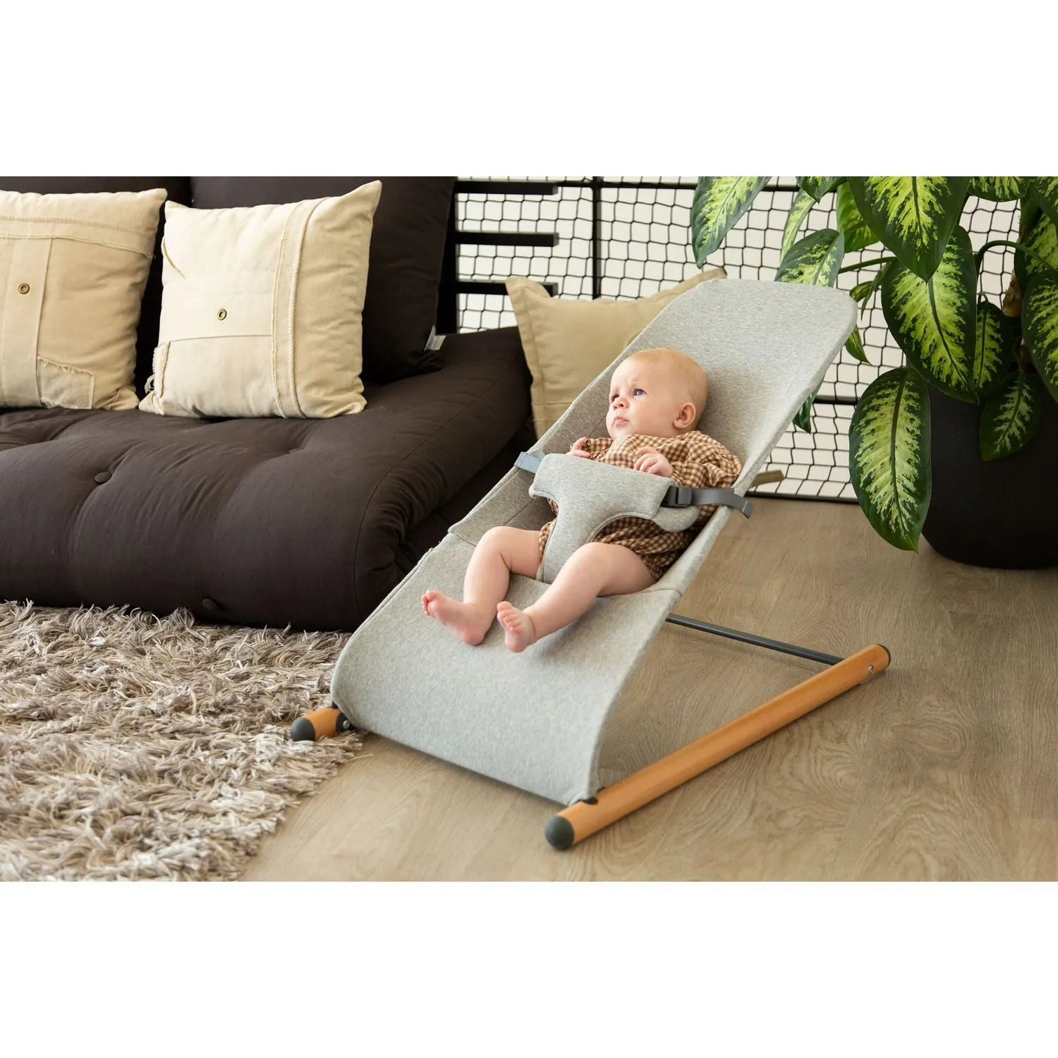 Childhome Evolux Bouncer - Jersey Grey