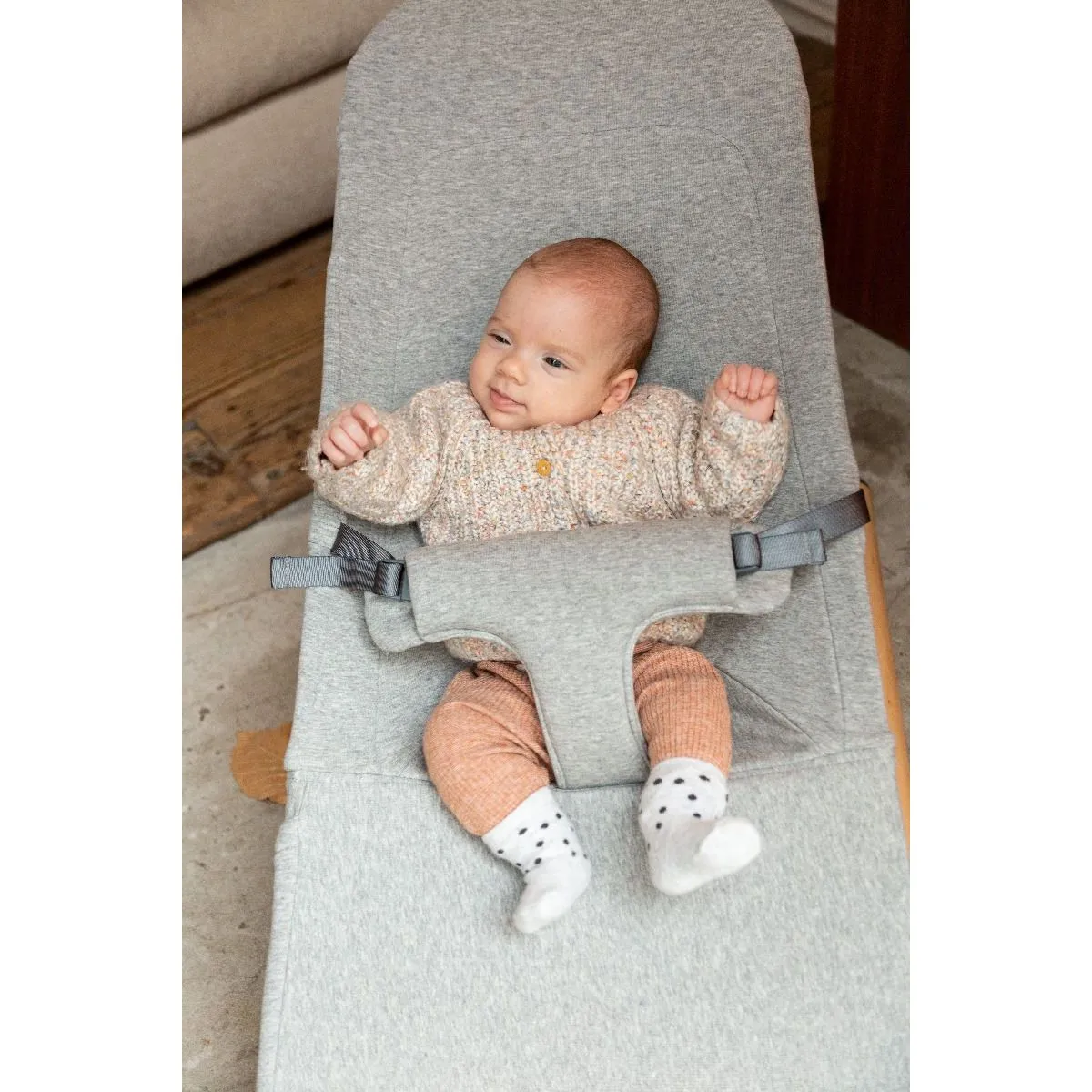 Childhome Evolux Bouncer - Jersey Grey