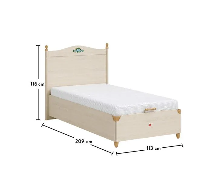 Cilek Flora (NEW) Storage Bed (100X200 Cm or 120X200 Cm)