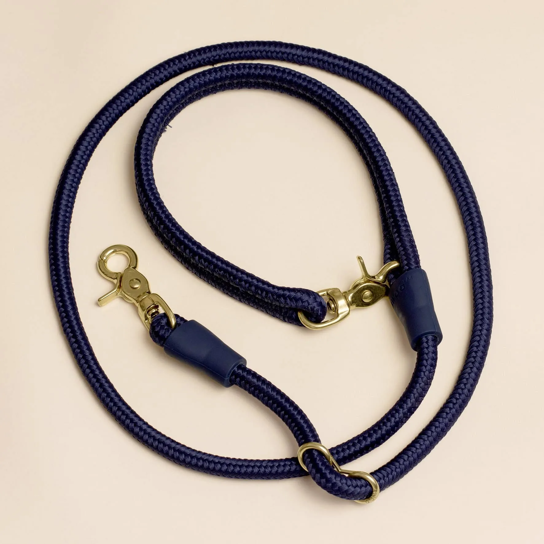 City Leash I Adjustable, 5-in-1 Multiway, Rope Dog Leash - Navy