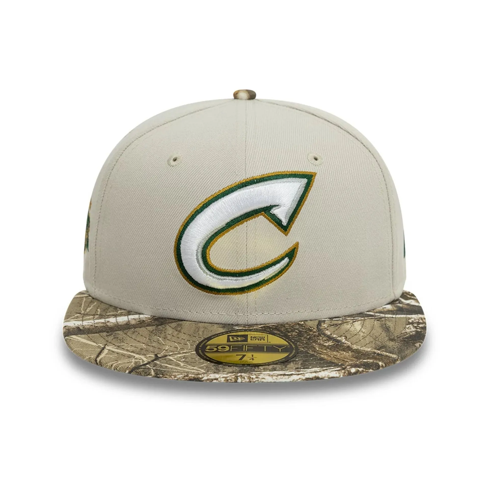 Columbus Clippers Real Tree Beige 59FIFTY Fitted Cap