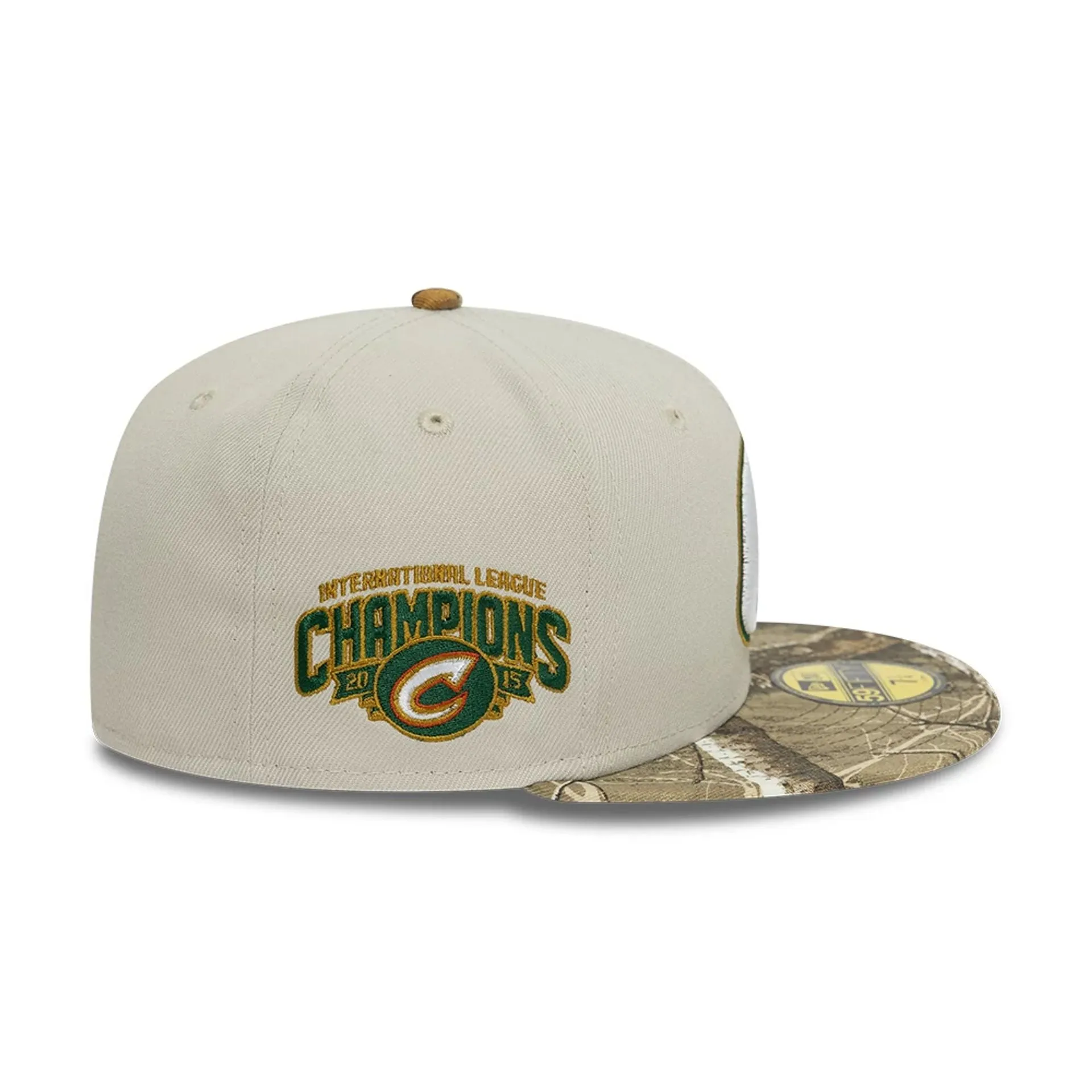 Columbus Clippers Real Tree Beige 59FIFTY Fitted Cap