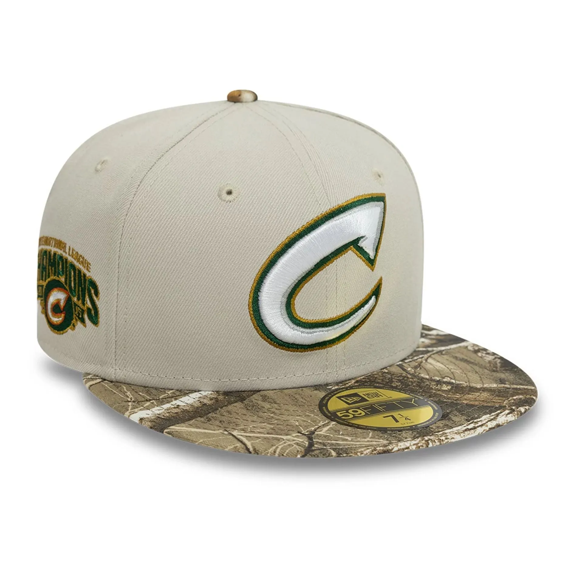 Columbus Clippers Real Tree Beige 59FIFTY Fitted Cap