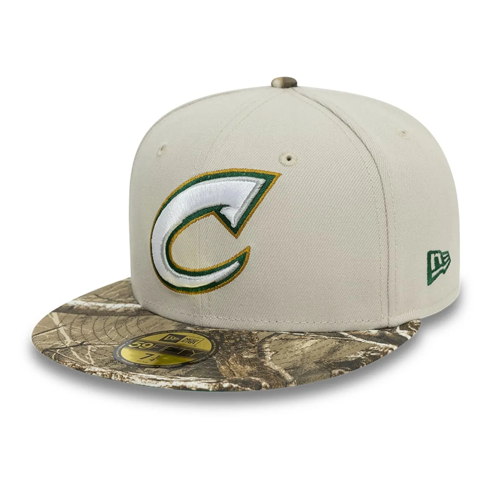 Columbus Clippers Real Tree Beige 59FIFTY Fitted Cap