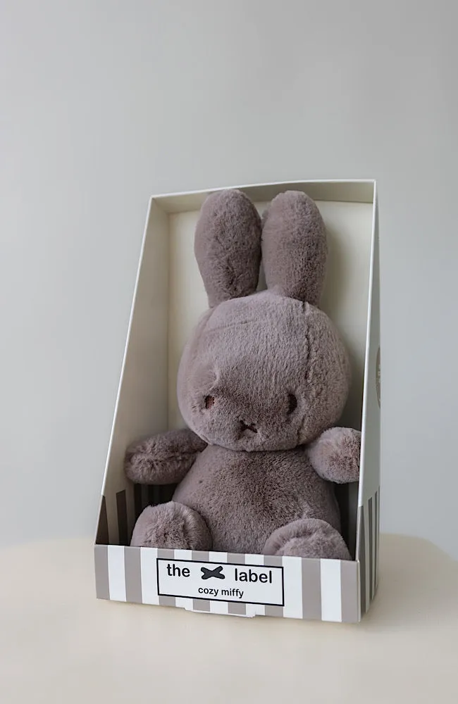 Cozy Miffy Taupe In Giftbox 23cm