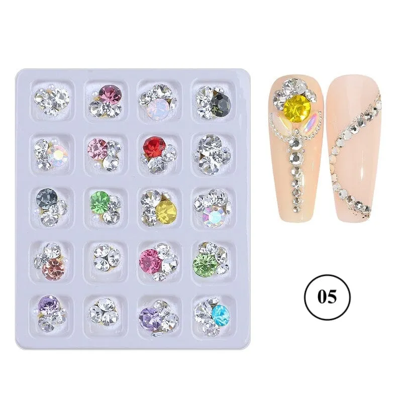 Crystal Jewellery 3D Charm 20pcs