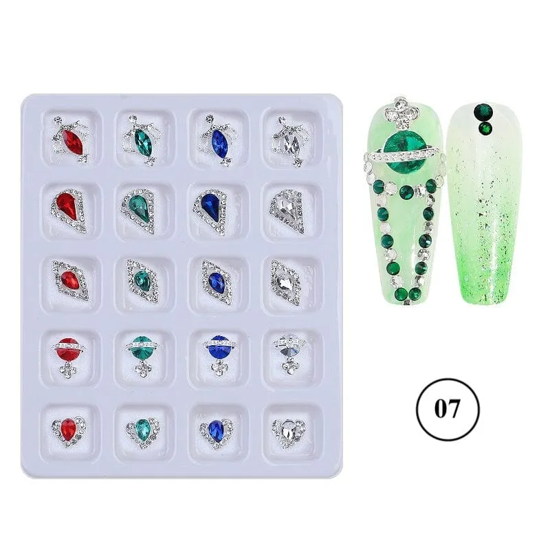 Crystal Jewellery 3D Charm 20pcs