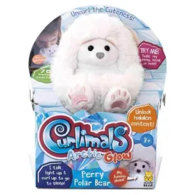 Curlimals Arctic Glow Perry Polar Bear Interactive Pet