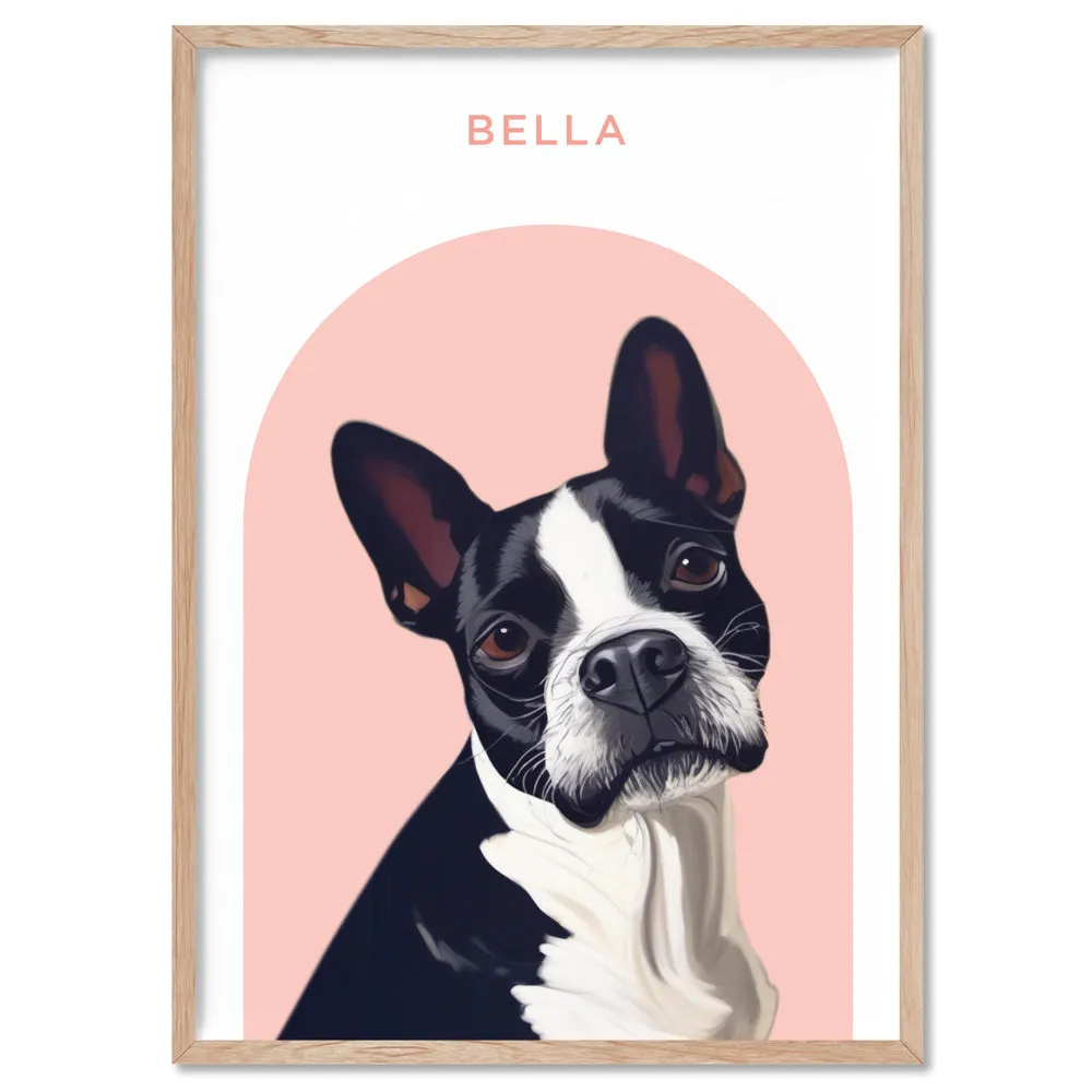 Custom Dog Portrait | Arch Illustration - Art Print