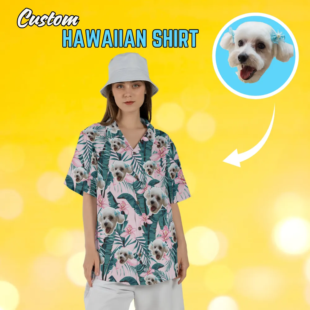 Custom Faces Regular Fit Hawaiian Shirt