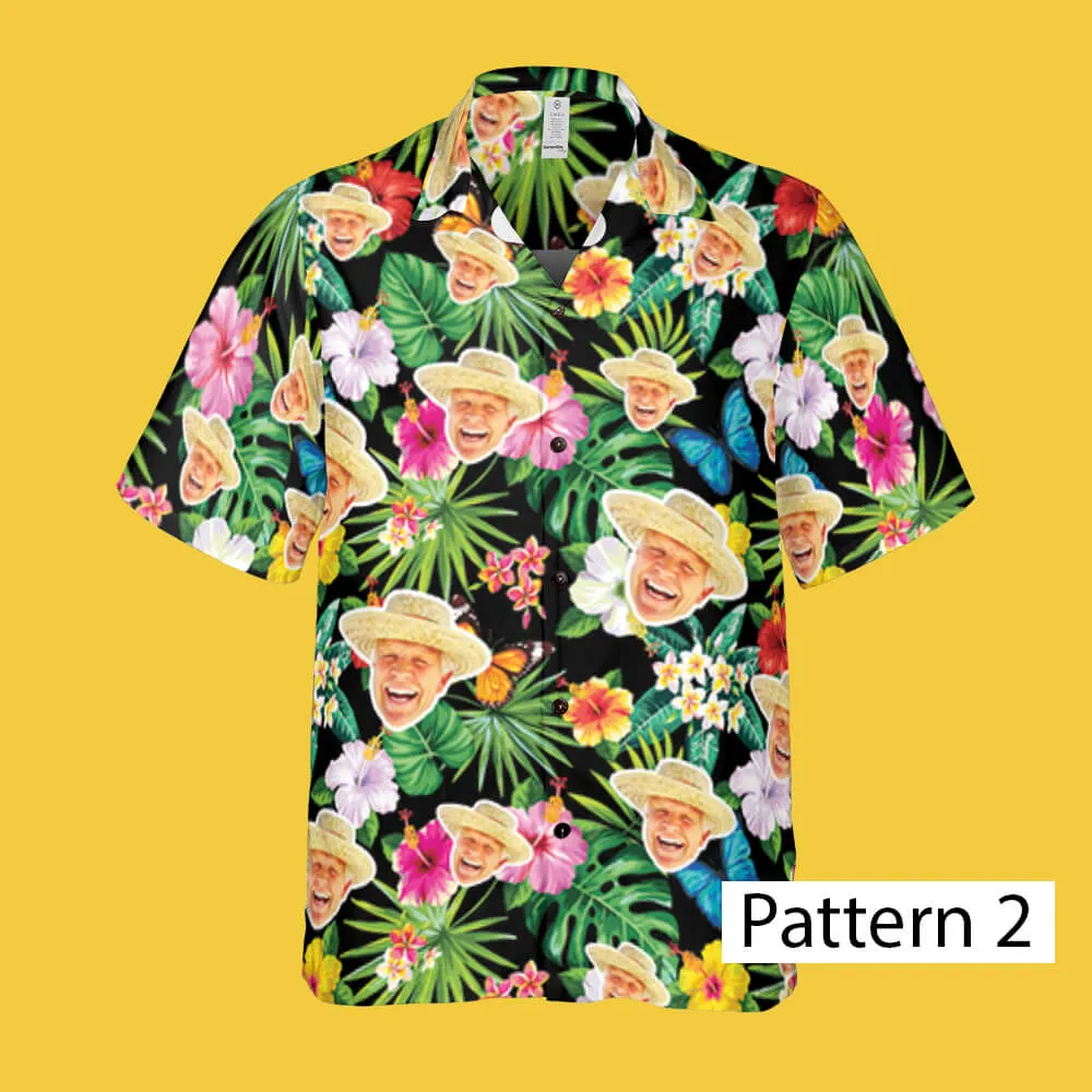 Custom Faces Regular Fit Hawaiian Shirt