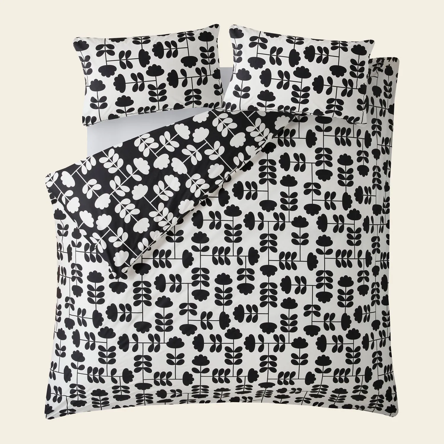 Cut Stem Bed Linen - Monochrome