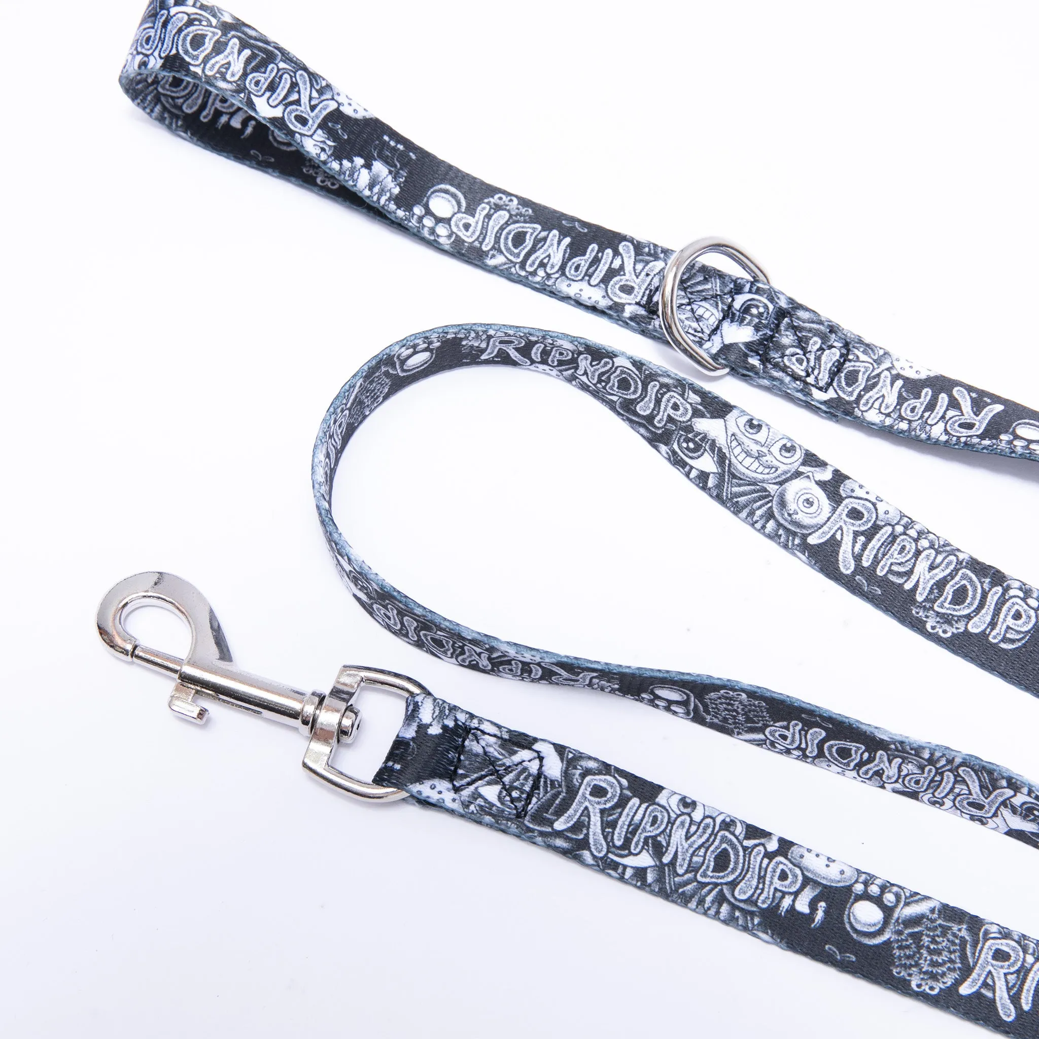 Dark Twisted Fantasy Pet Leash (Black/White)