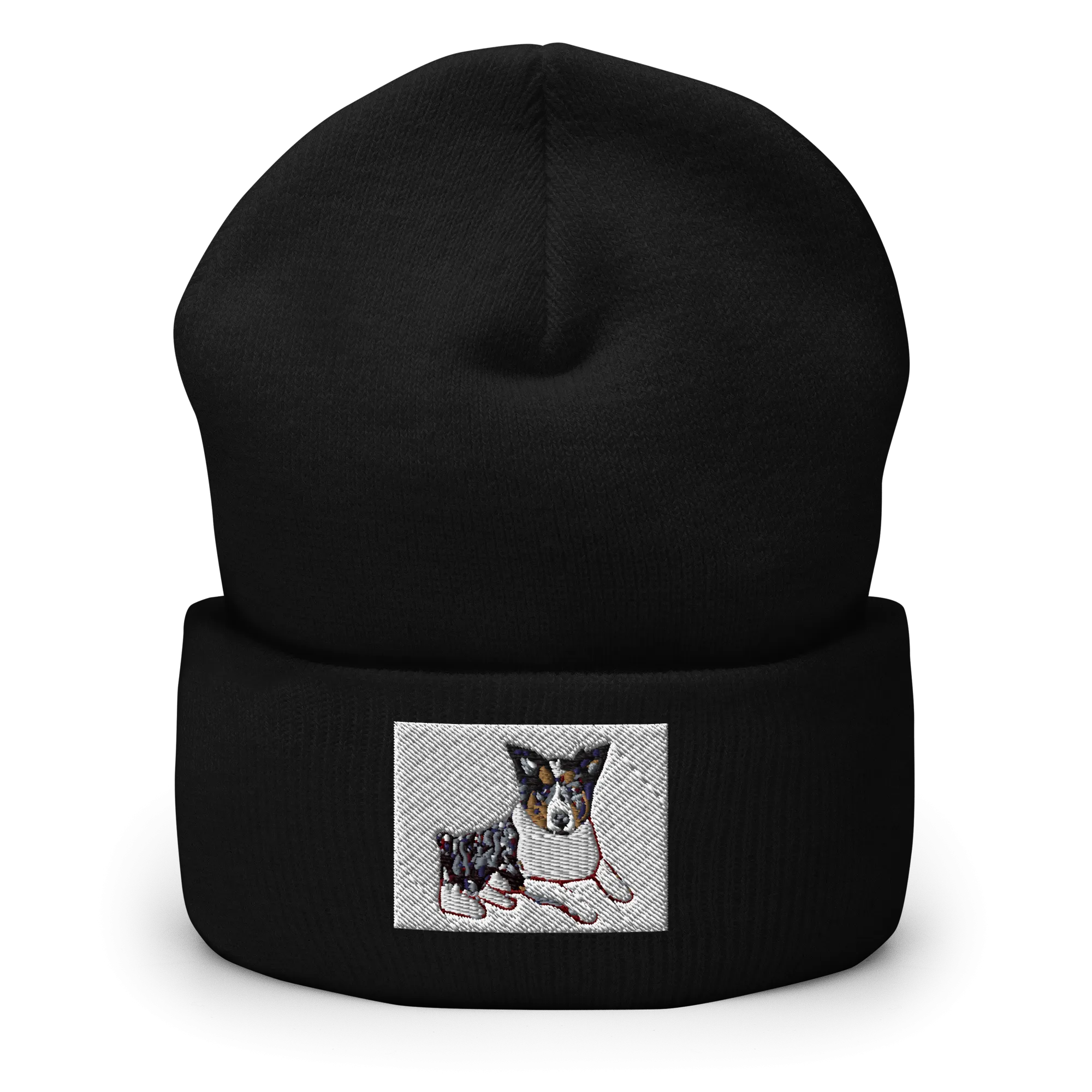 Dog Parent Gift Custom Pet Portrait Embroidery on Beanie Hat