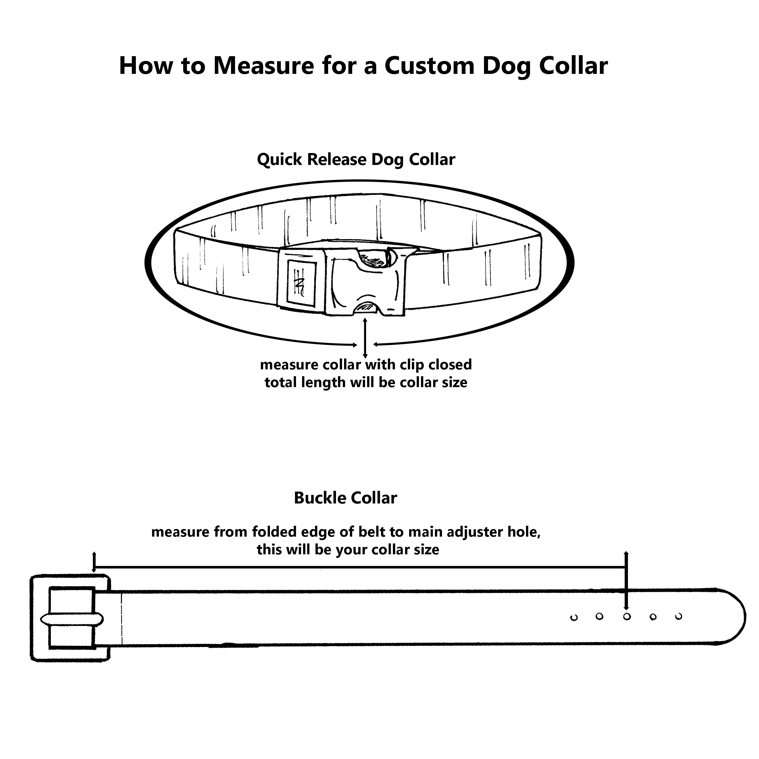 Durable Leather Pet 1 1/8" Width Collar with Dog Bones Motif