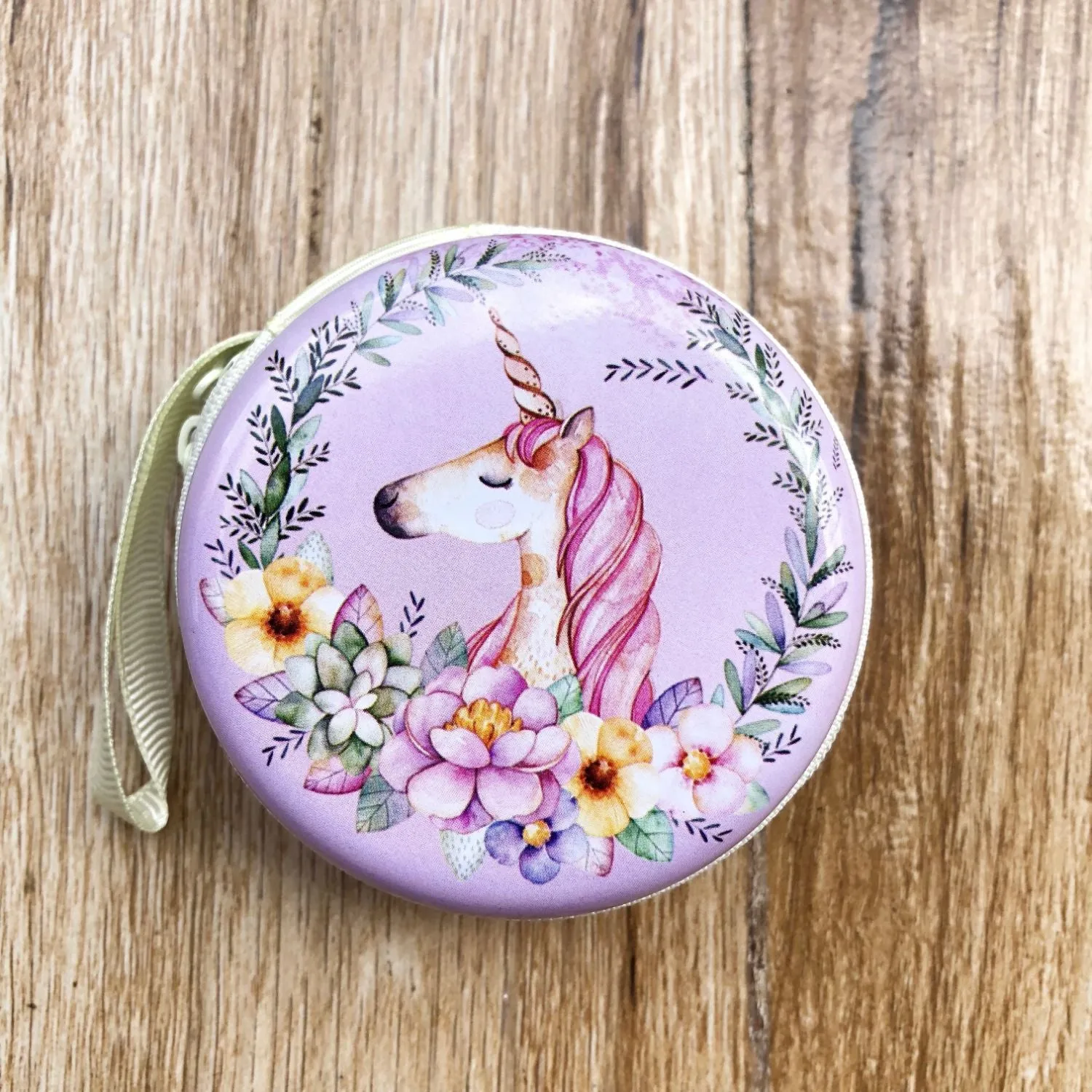 Earphone Case/Coin Pouch - Unicorn