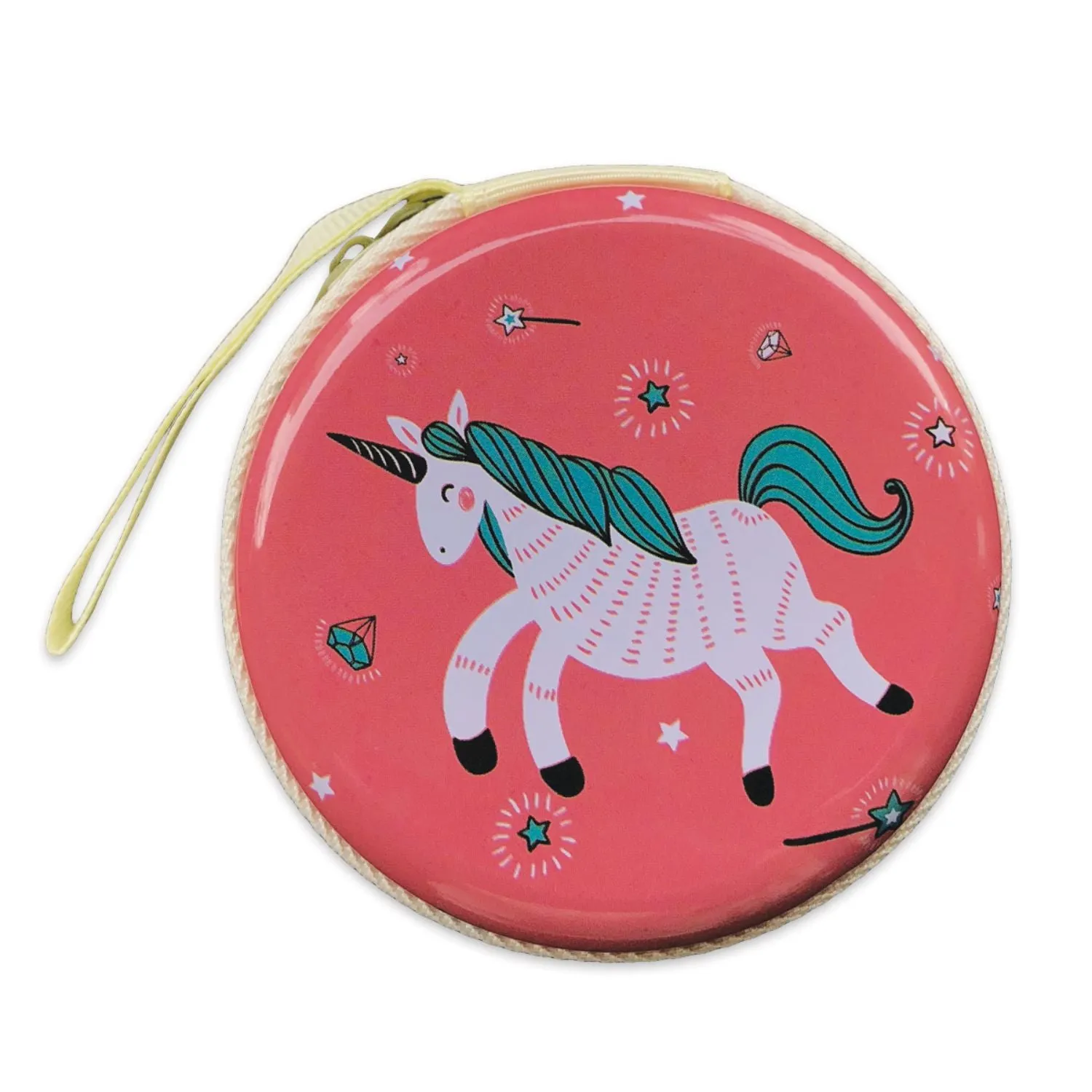 Earphone Case/Coin Pouch - Unicorn