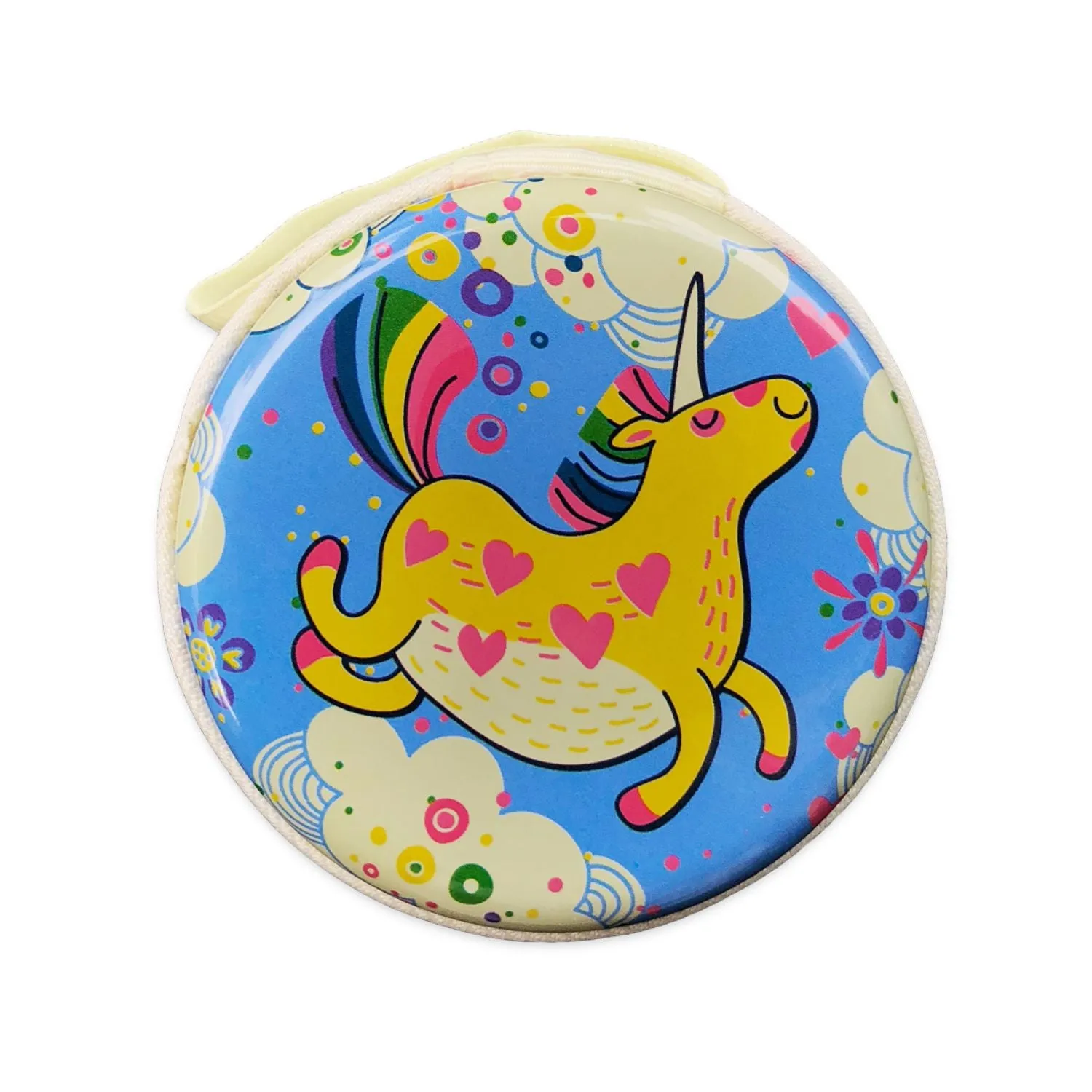 Earphone Case/Coin Pouch - Unicorn