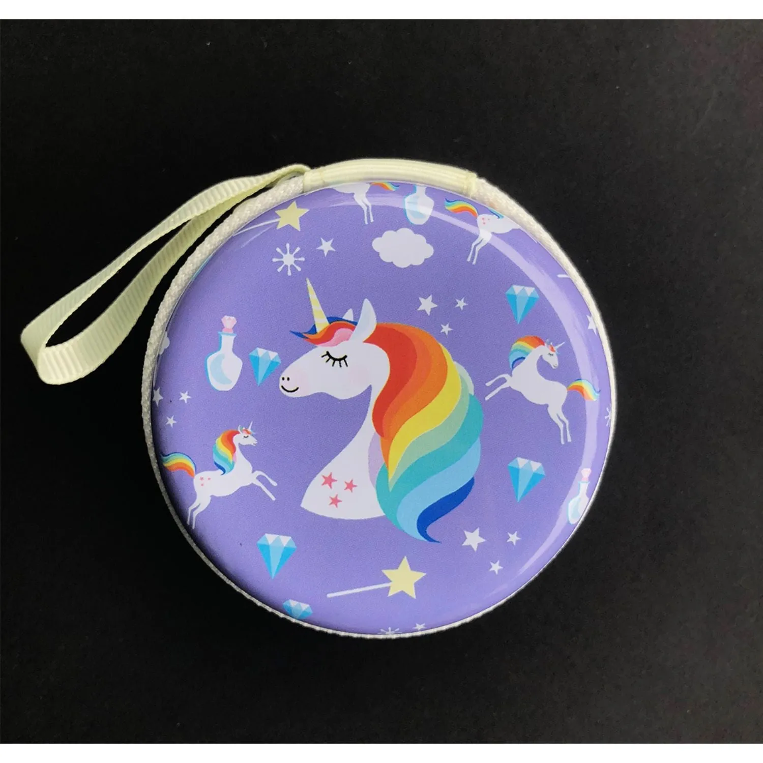 Earphone Case/Coin Pouch - Unicorn