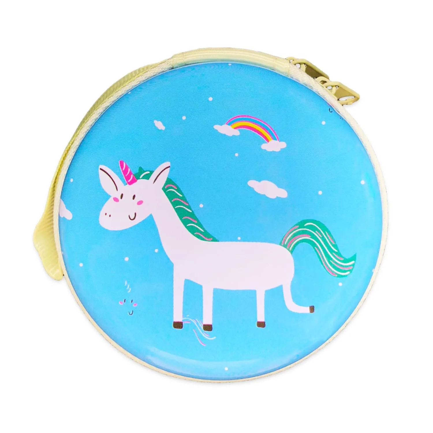 Earphone Case/Coin Pouch - Unicorn