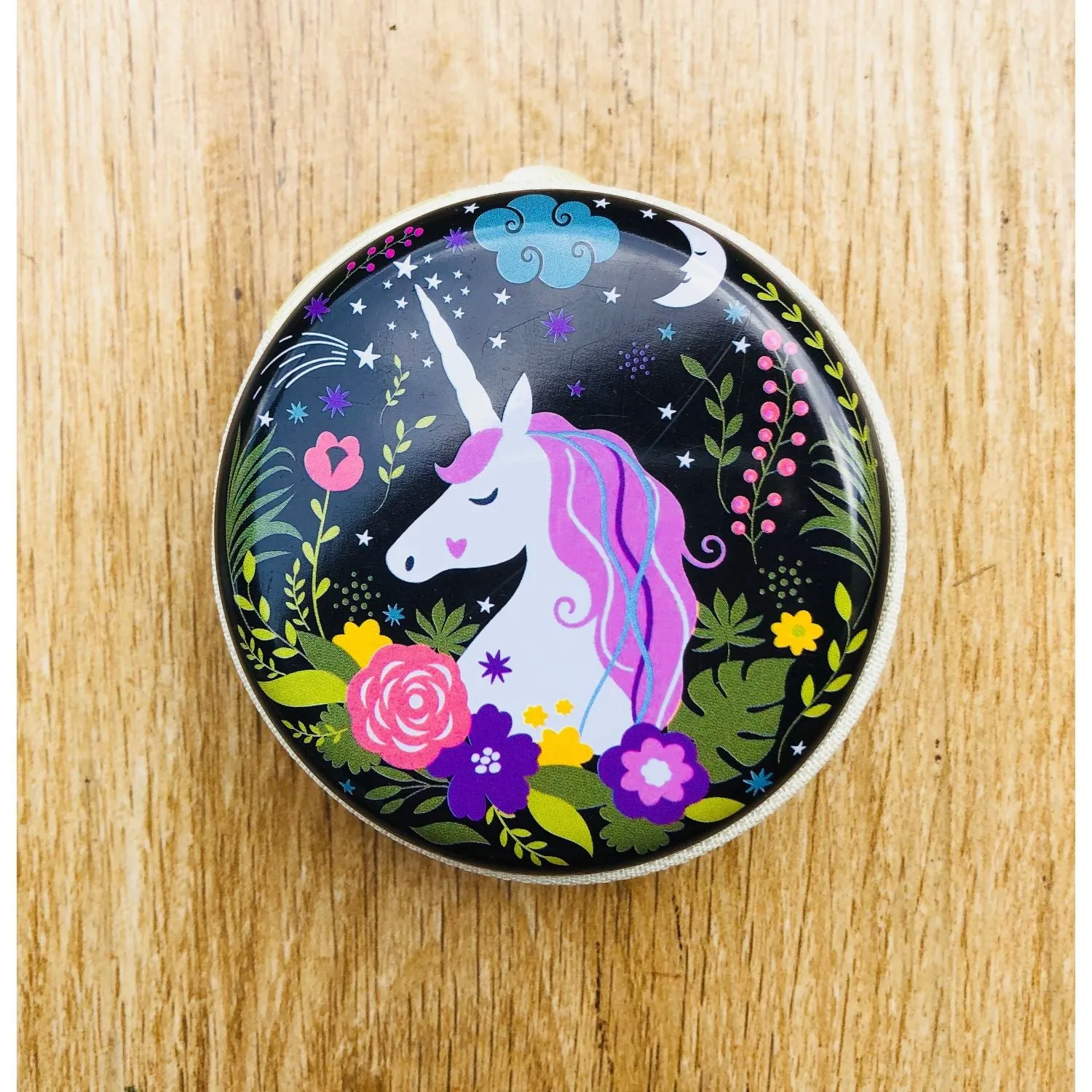 Earphone Case/Coin Pouch - Unicorn