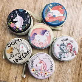 Earphone Case/Coin Pouch - Unicorn